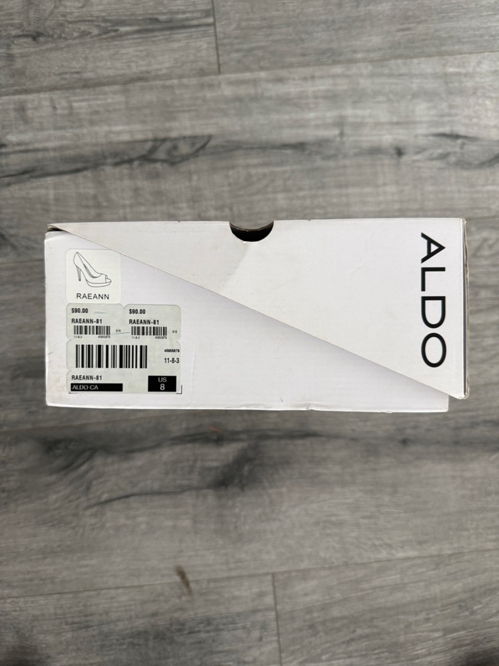 Aldo Silver Raeann Heels - Picture 2 of 4